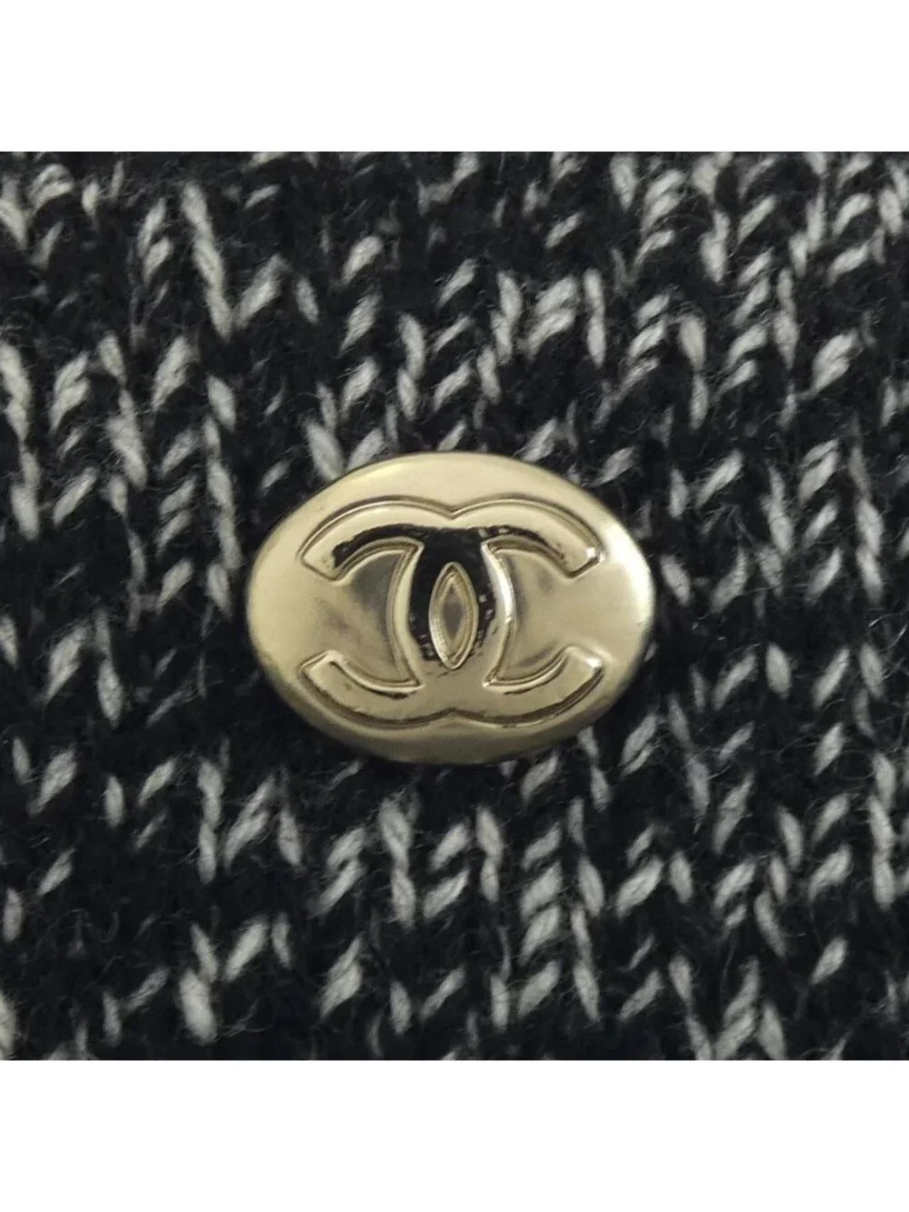 Chanel Knit Sweater Black
